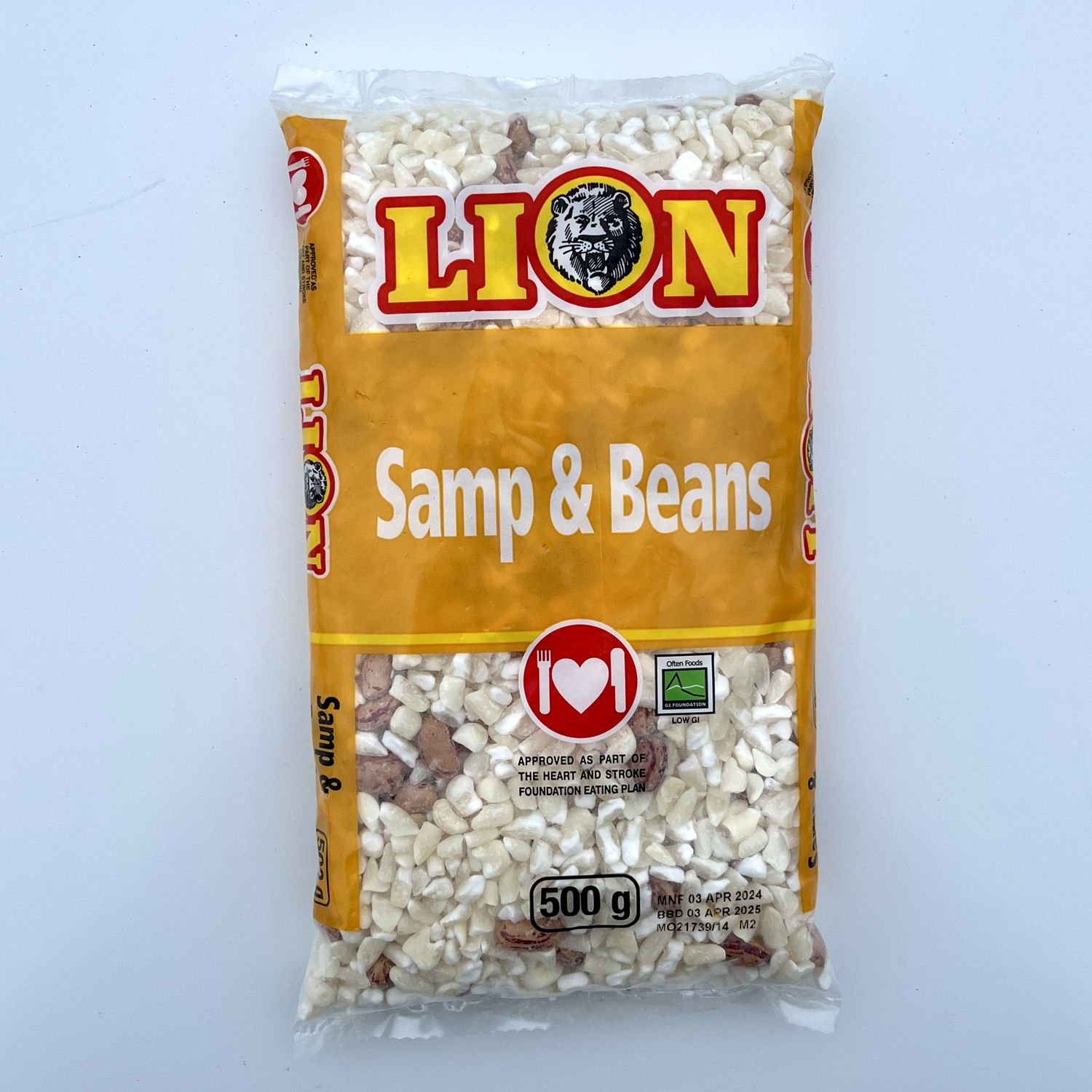 Lion Samp &amp; Beans 500g Bag