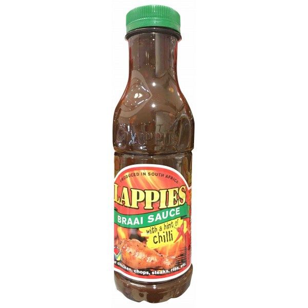 Lappies Braai Sauce with a Hint of Chilli 500ml Bottle