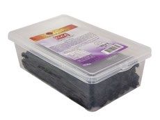 King Candy   Black Liquorice twists plain 102 units