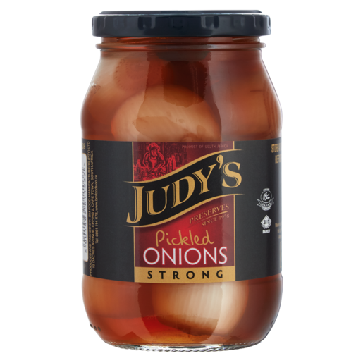 Judys Pickled Onions Strong 410g Jar