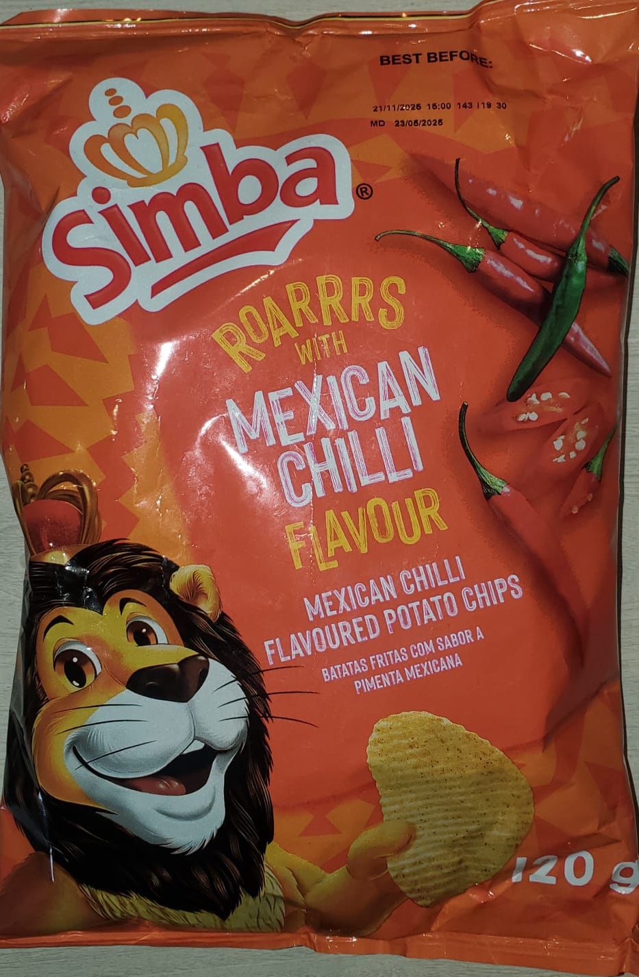 Simba Mexican Chilli 120g
