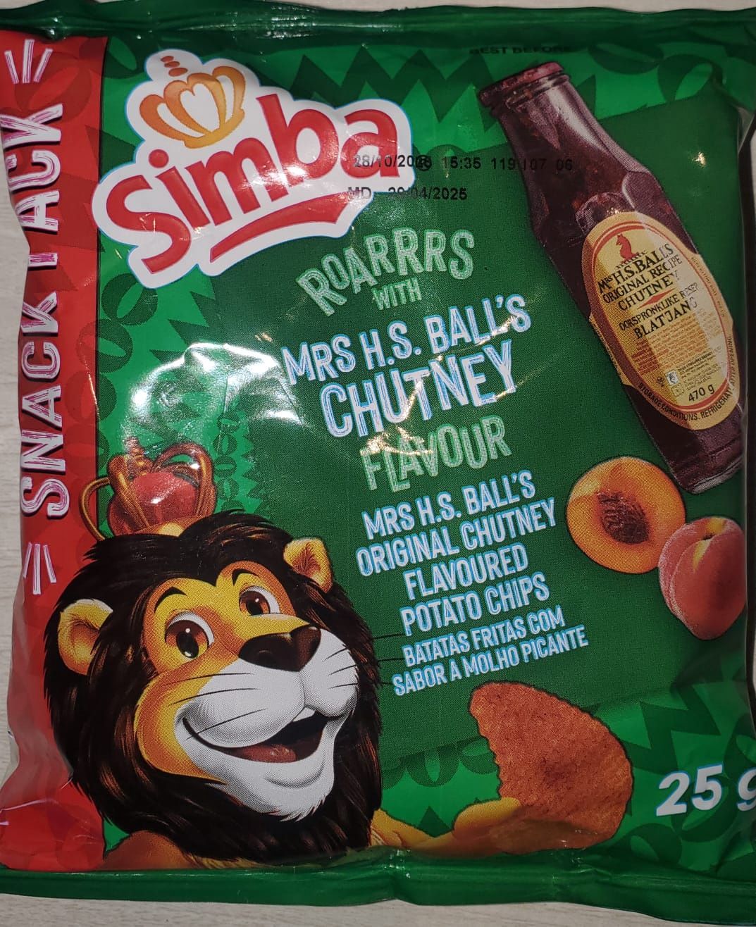 Simba Mrs Balls Chutney 25g