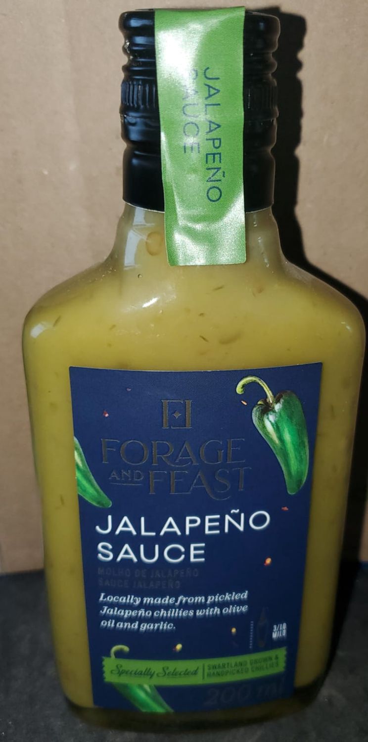 Forage &amp; Feast Hot Jalapeno 200ml