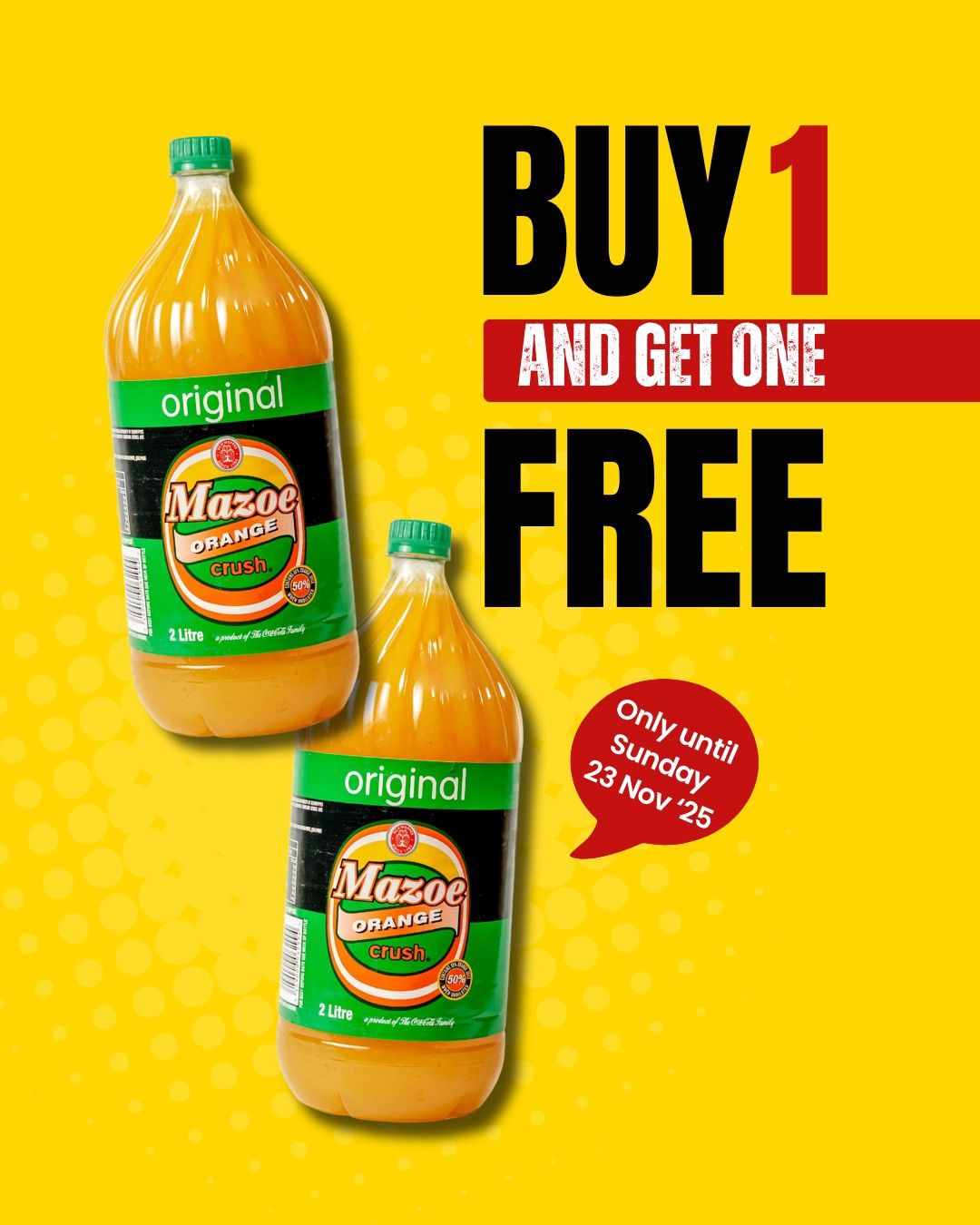 Schwepps Mazoe Orange (from Zimbabwe) 2 Litre Bottle