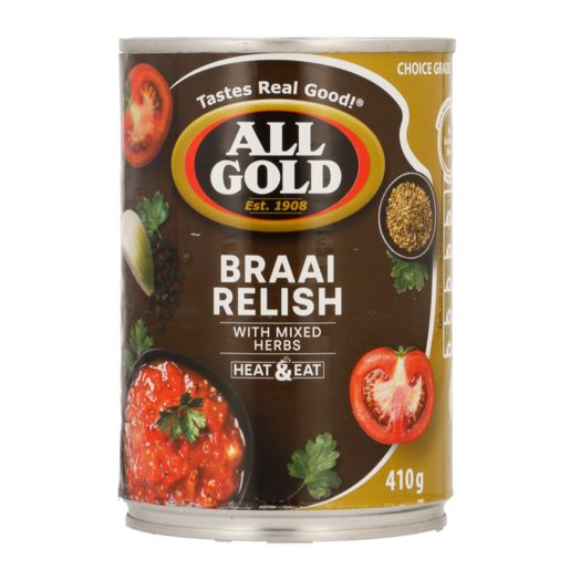All Gold Braai Relish with Mixed Herbs