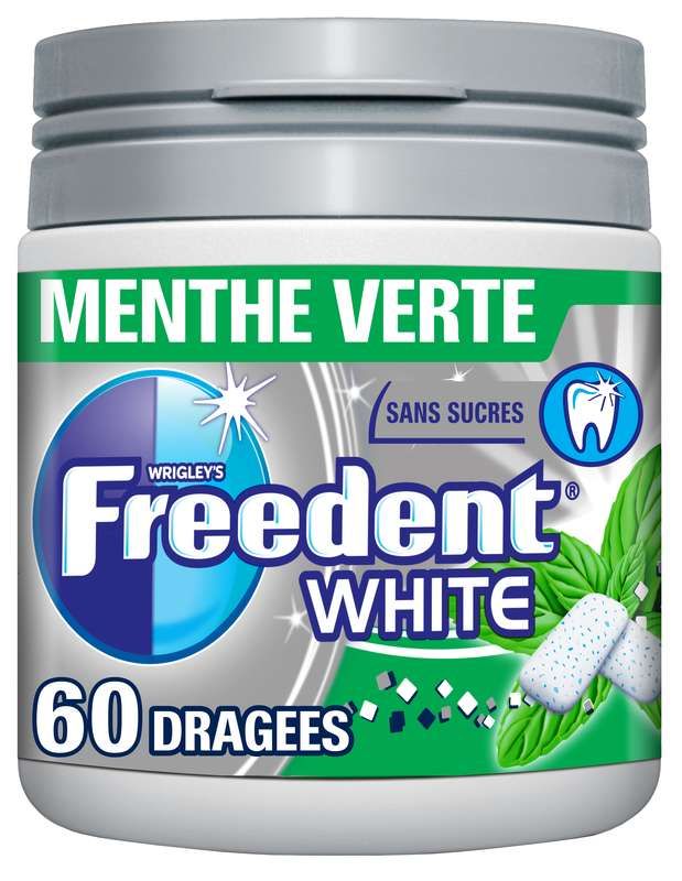 FREEDENT WHITE Menthe Verte 84g