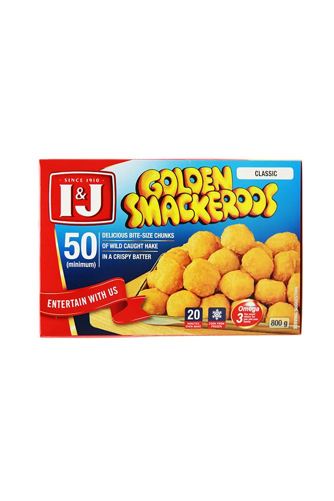 I&amp;J Golden Smackeroos 500g