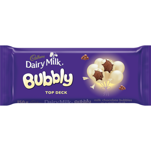 Cadbury Bubbly Top Deck 150g