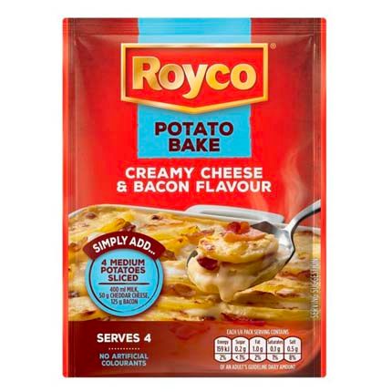 Royco Potato Bakes 40g Sachet Cheese &amp; Bacon