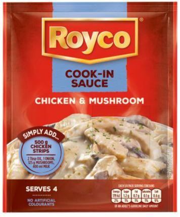Royco Cook in Sauces 44g sachet Chicken &amp; Mushroom