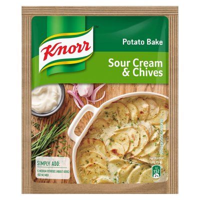 Knorr Sour Cream &amp; Chives Potato Bake 43g sachet