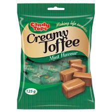 Mr Sweet creamy toffee mint 125g Pack