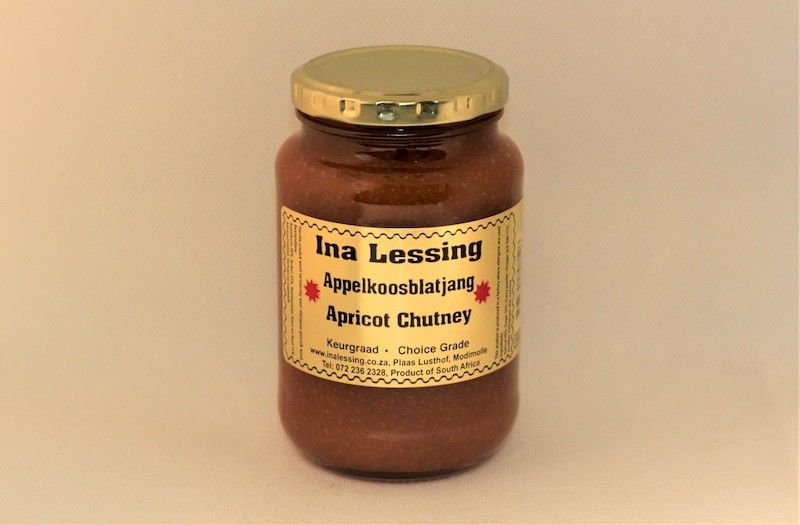 Apricot Lessing Chutney 410ml Bottle