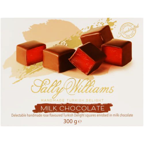 Turkish Delight milk choc collection Sally Williams Nougat 300g Box