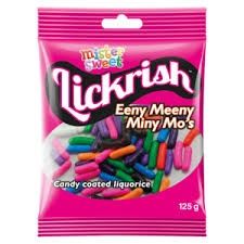 Mr Sweet Eeny Meeny Miny Mo 125g Bag