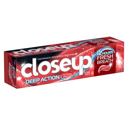Red Hot Close Up Toothpaste 125g Tube