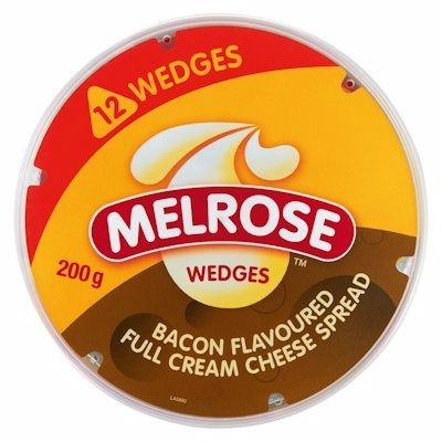 Bacon Melrose Cheese Wedges