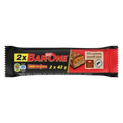 Bar One (2 x 42g) Nestle