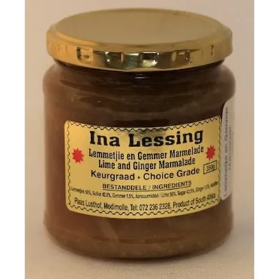 Lime &amp; Ginger Marmalade Lessing Jam