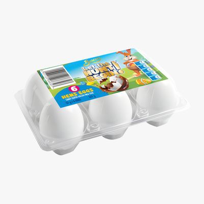 Hens Eggs 6's Easter