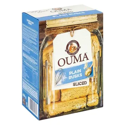 Ouma Rusks - Sliced Plain 450g Box