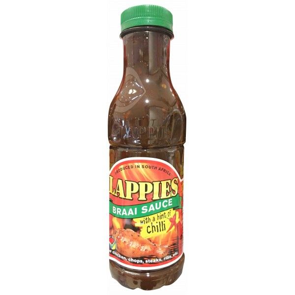 Lappies Braai Sauce with a Hint of Chilli 500ml Bottle