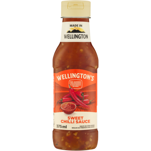 Wellingtons Sweet Hot Chilli Sauce 375ml S/Bottle