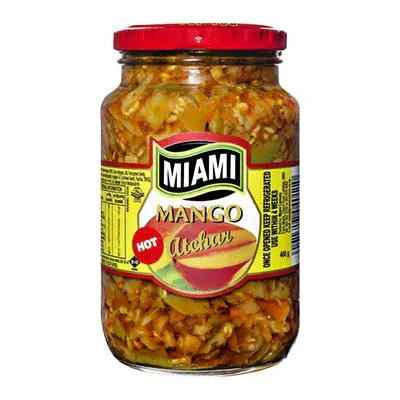 Miami Atchar Hot Mango 400g Jar