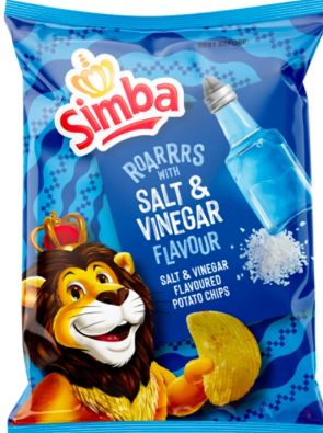 Simba Salt and Vinegar 120g