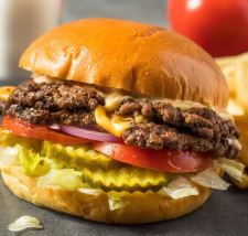 Beef smash burgers x4 (100g each pattie)