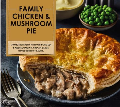 Pies Large- Chicken and Mushroom 1kg