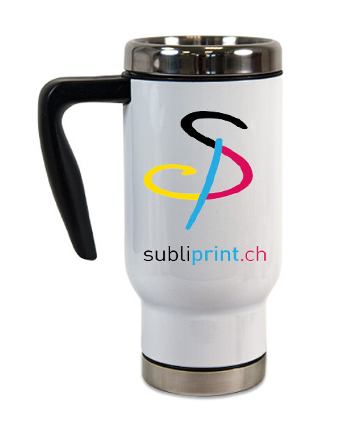 TASSE THERMOS POIGNÉ NOIRE