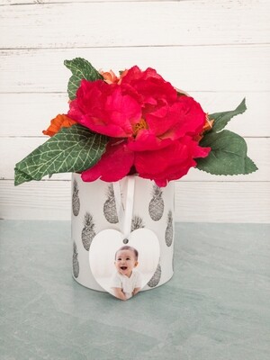 ORNEMENT-Cœur-ALU 7.6X7.2CM