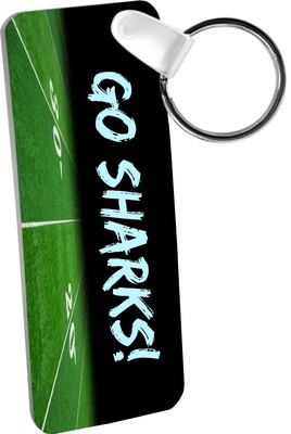 PORTE CLEF-RECTANGLE-ALU