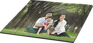 PUZZLE EN BOIS 17 X 17 CM - 25 PCES