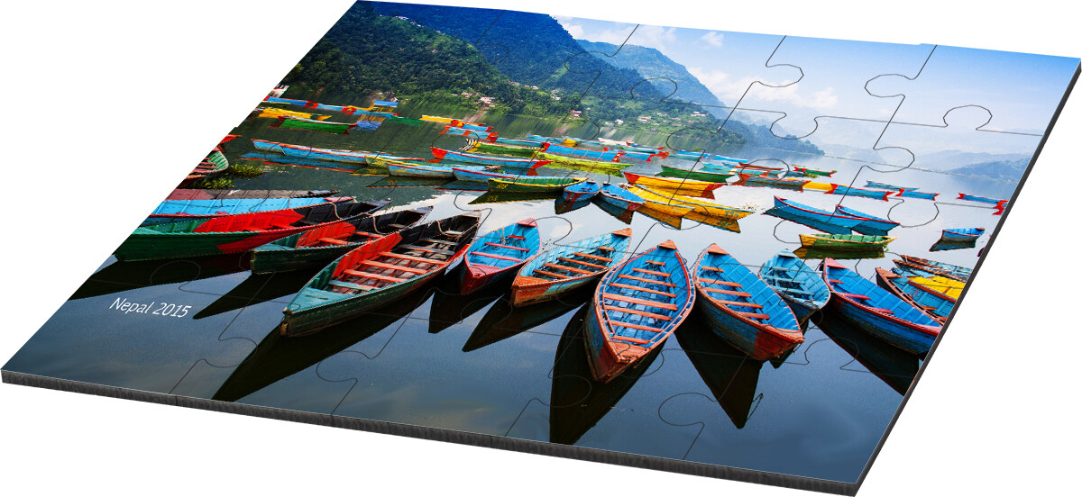 PUZZLE EN BOIS 24,9 X 36 cm 96 PCES