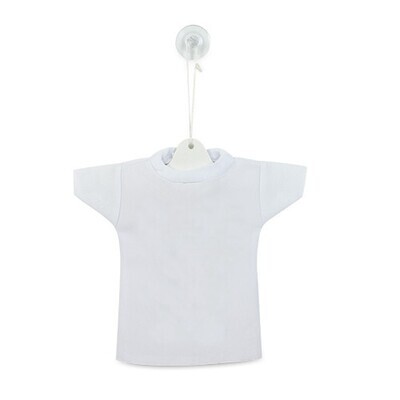 MINI T SHIRT BLANC 20X19 CM