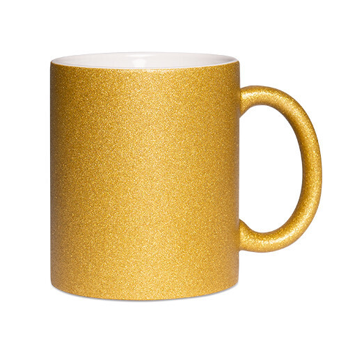 TASSE PAILLETTES &quot;GLITTER&quot; DORÉ