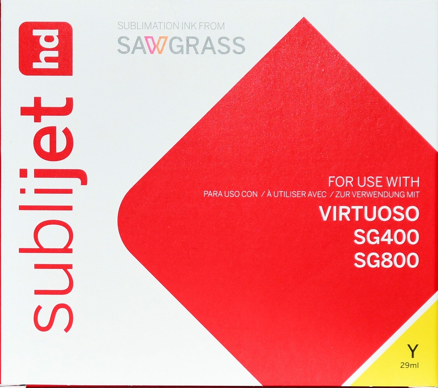 ENCRE JAUNE SUBLIMATION SAWGRASS POUR SG400 / SG800