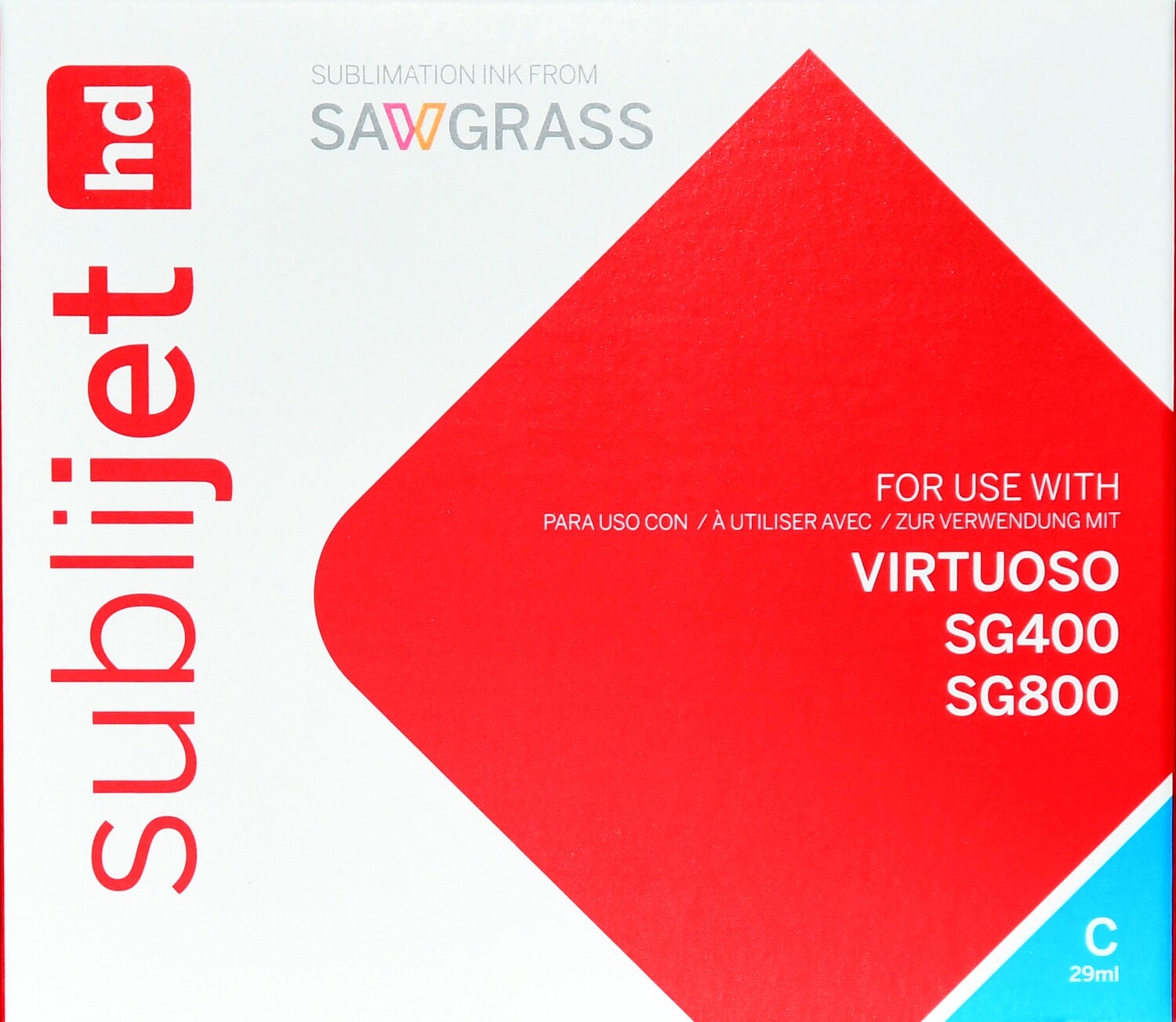 ENCRE CYAN SUBLIMATION SAWGRASS POUR SG400 / SG800