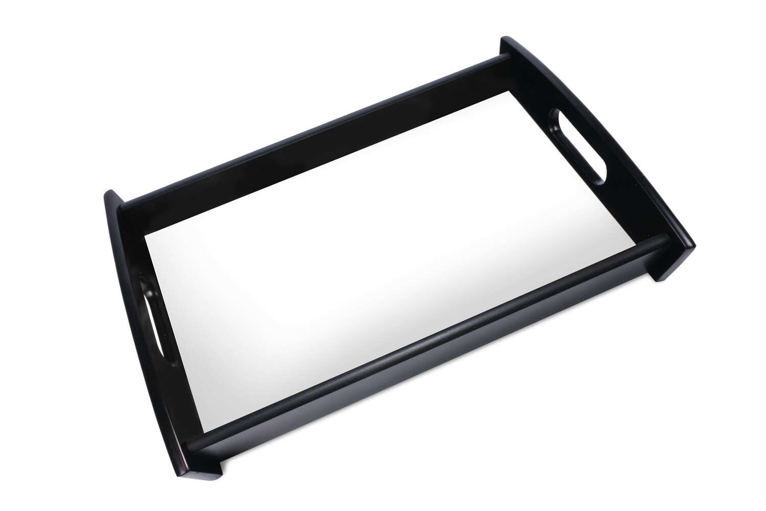 PLATEAU EN BOIS FONCÉ