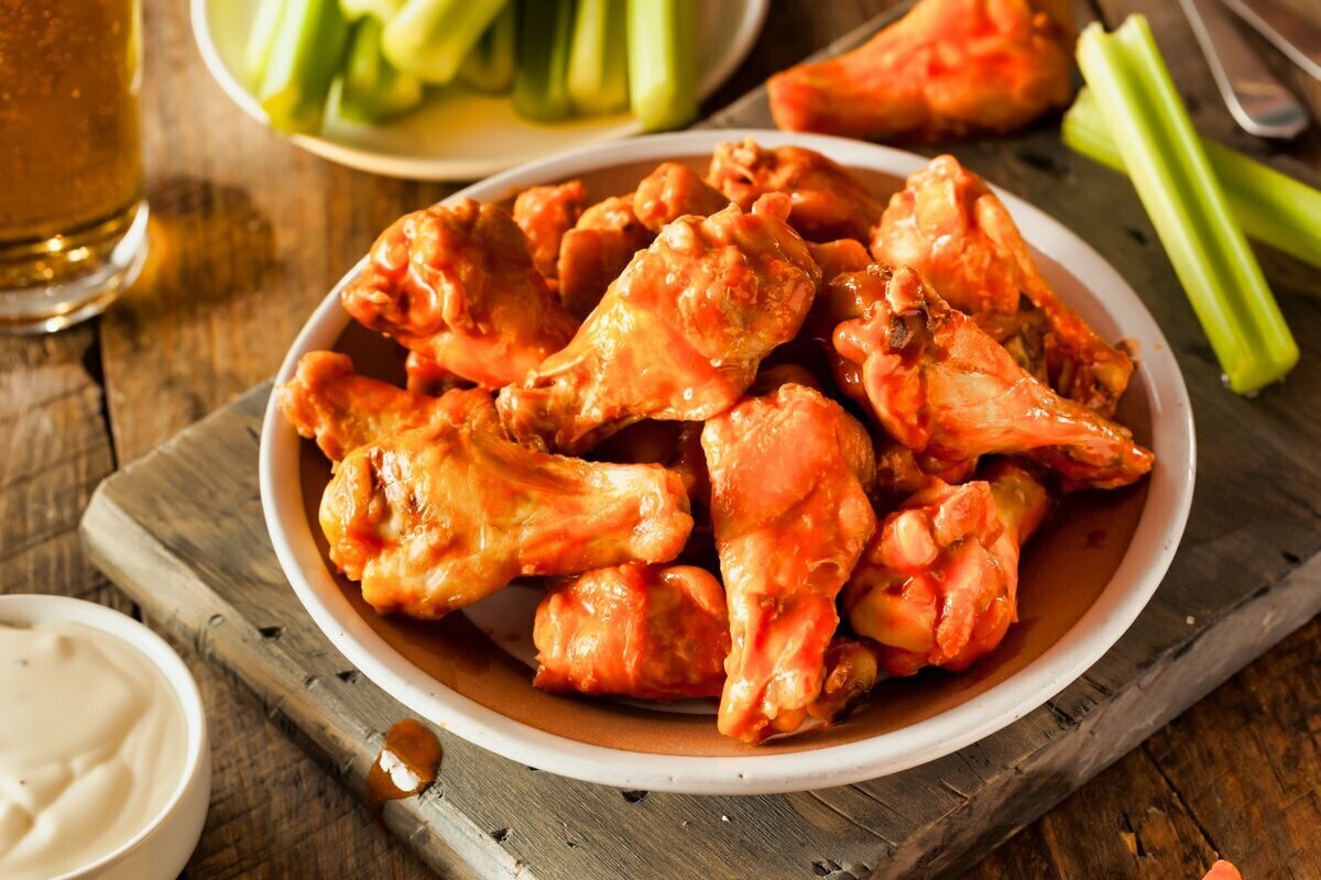 Kylling Buffalo Wings. Naturell. Rå. Fryst. Holte Gård. Norge