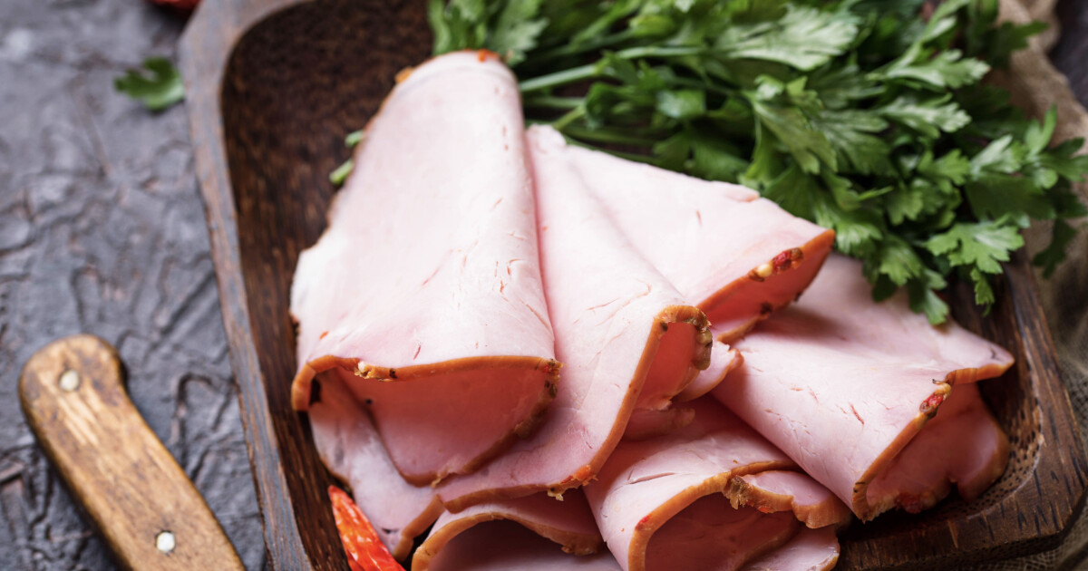 Bogskinke i skiver. Fersk. Røkt (500gr)