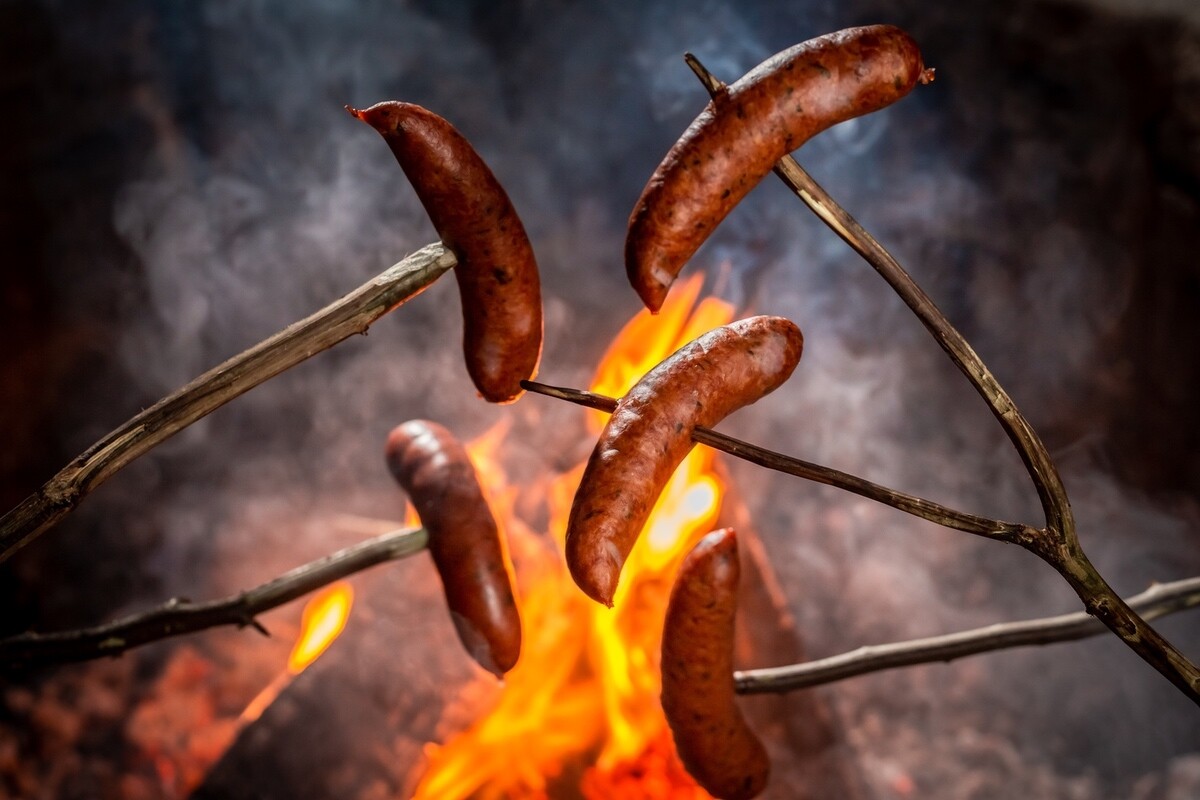 Ferdinands Bålpølse av Storfe og Svin ( Tsjekkisk Resept )