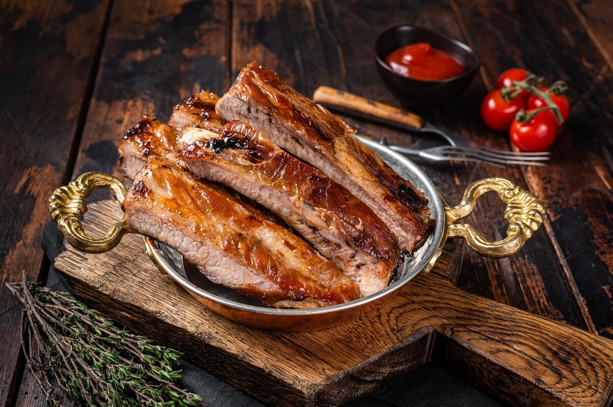 Spareribs St Louis. Naturell. Norge