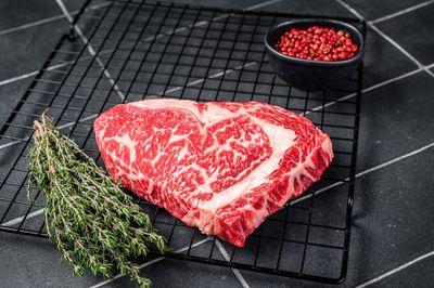 Storfe Entrecote. Wagyu A5. Japan