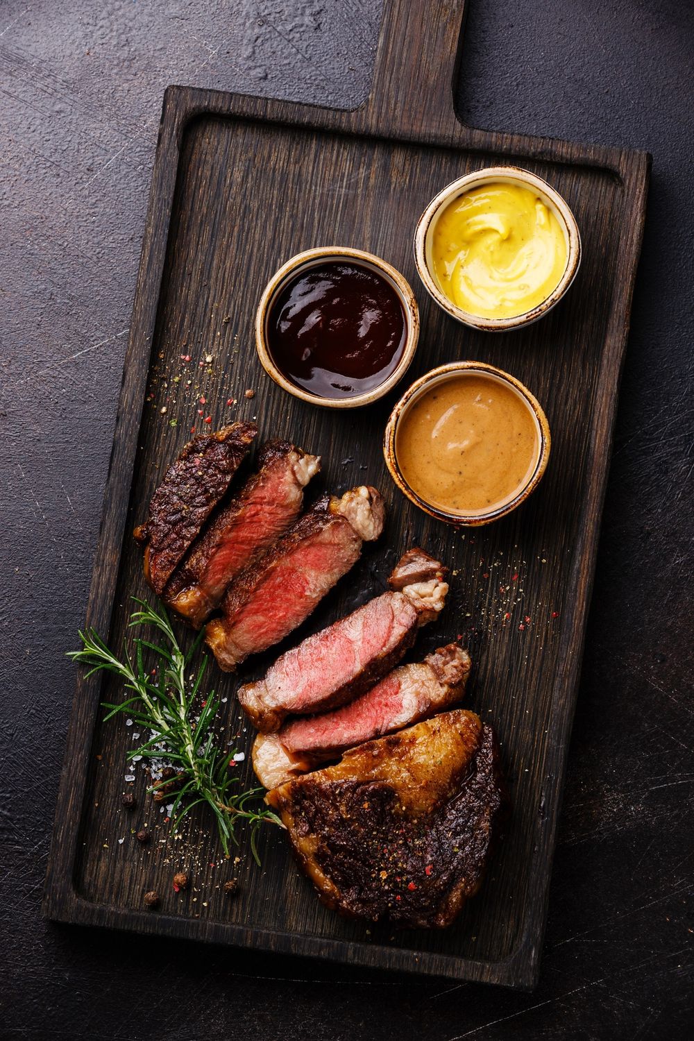 Storfe Entrecote. Greater Omaha. USA