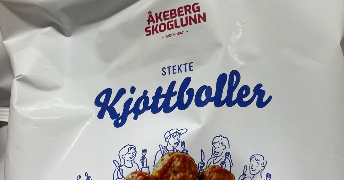 Kjøttboller. Stekte. Fryst. Åkeberg
