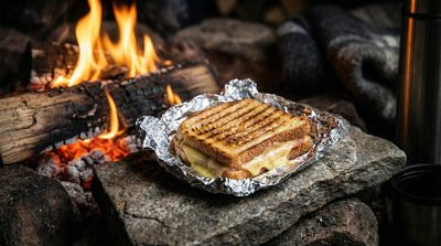 Toast med ost og skinke