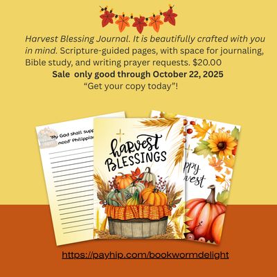 Harvest Blessing Journal